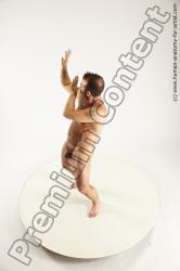 Nude Man White Standing poses - ALL Average Short Brown Standing poses - simple Multi angles poses Realistic